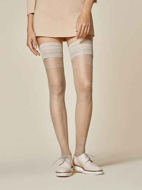 Risk Thigh-High Net Stay-Ups