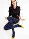 Retro Blu Patterned Tights