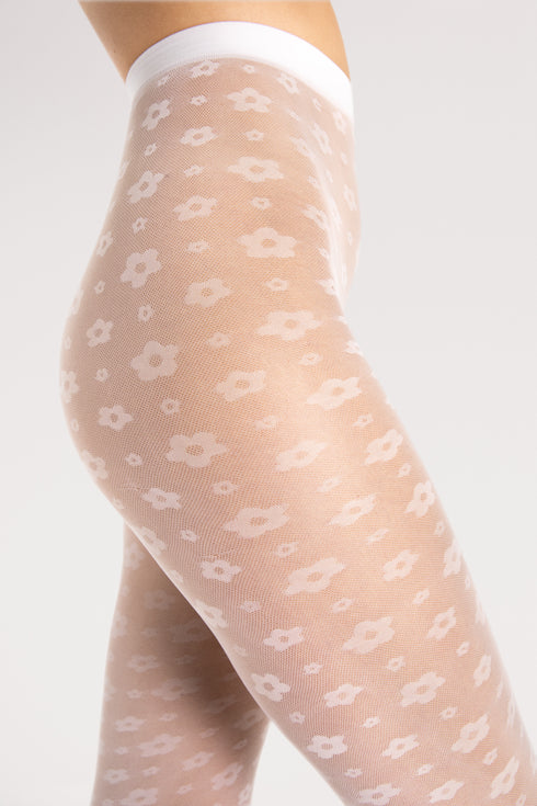 Footloose Patterned Tights-Shop Leg Appeal
