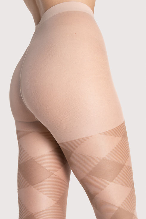 Alex Sheer Patterned Tights-Shop Leg Appeal