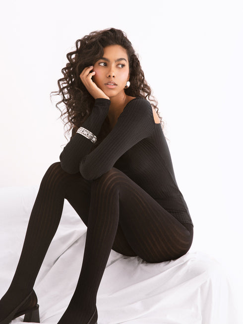Belvedere Patterned Tights-Shop Leg Appeal