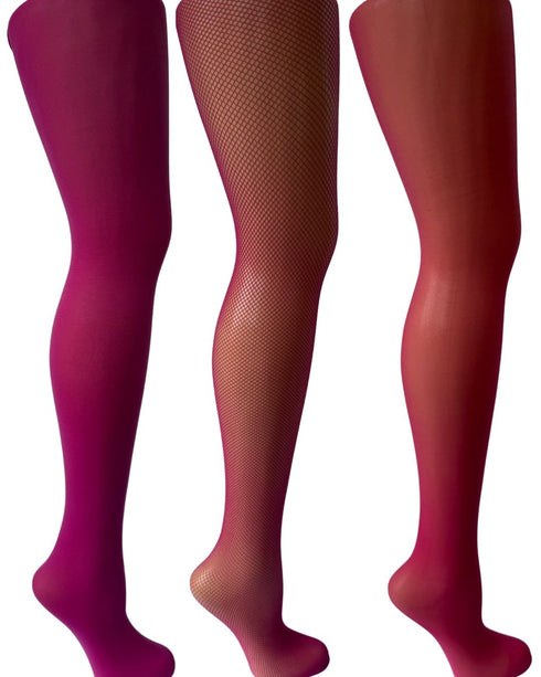 TIGHTS - Color Pop Tights Bundle – 3 Pairs, One Iconic Shade
