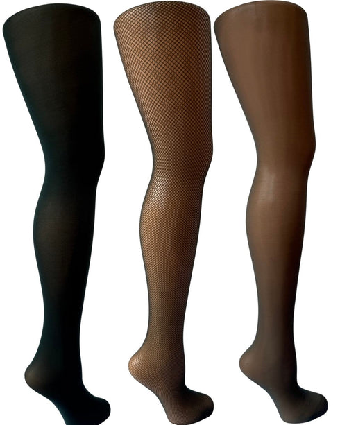TIGHTS - Color Pop Tights Bundle – 3 Pairs, One Iconic Shade