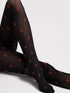 Christmas Tree Holiday Patterned Tights-Shop Leg Appeal