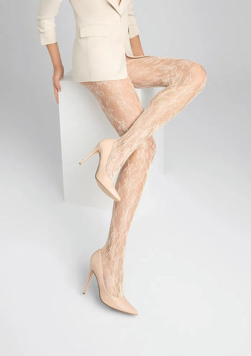 Charly Floral Mesh Tights