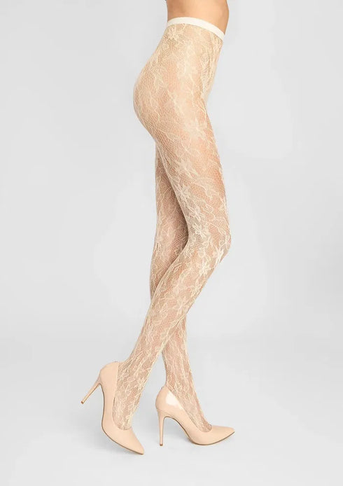 Charly Floral Mesh Tights