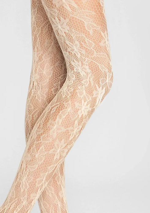 Charly Floral Mesh Tights