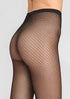 Charly E03 Patterned Fishnet Tights
