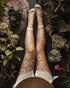 Daisy Sheer Floral Patterned Ankle Socks