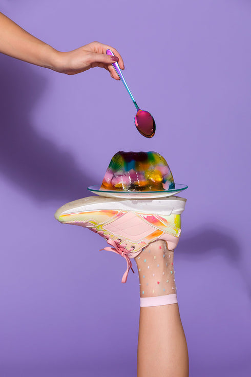 Gigi Confetti Sheer Socks