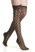 Ice Wool Openwork Knee-High Socks