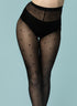 TIGHTS - Jane Fishnet Polka Dot Patterned Tights