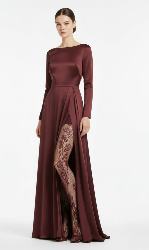 Charly E02 Floral Pattern Fishnet Tights