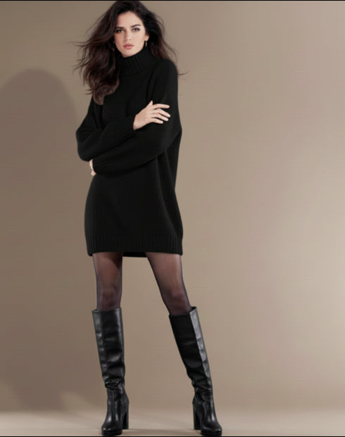 Goldie Classic Black Sheer To Waist Tights