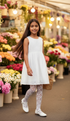 Merlino Girls Tulle Lace Tights