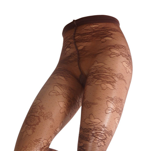 Argo Jacquard Floral Lace Patterned Tights