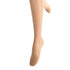 sheer skin-toned nylon tights