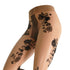 Mandarino Flora Jacquard Sheer Tights