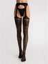 Amorosa Sheer Floral Patterned Crotchless Tights