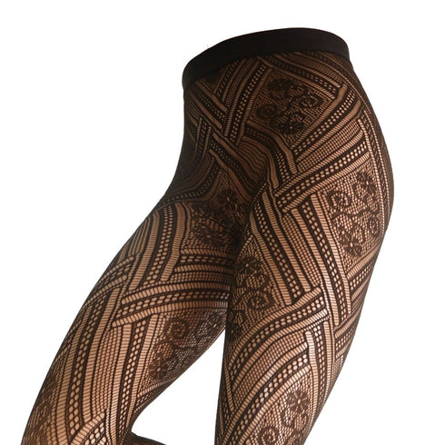 Patterned tights
on a white background