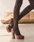 Cameo Patterned Tights-Shop Leg Appeal