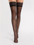 Celia Sheer Back-Seam Stay-up Thigh-highs