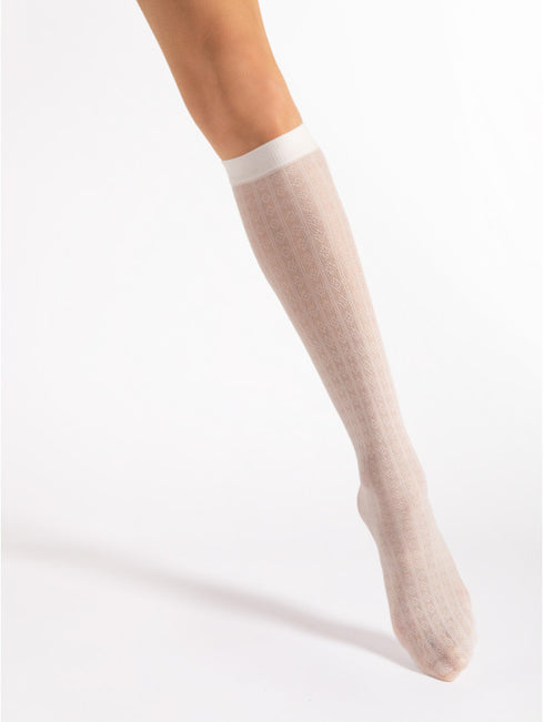Diamond Crush Knee-High Socks