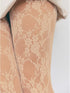 Donatella Lace Pattern Back-Seam Tights