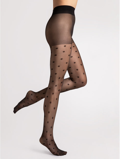 Encore Sheer Polka Dot Tights