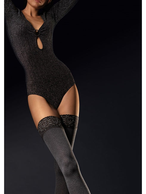 Fancy Opaque Thigh-High Stay-Ups-Shop Leg Appeal