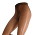 Sheer brown stockings on a white background