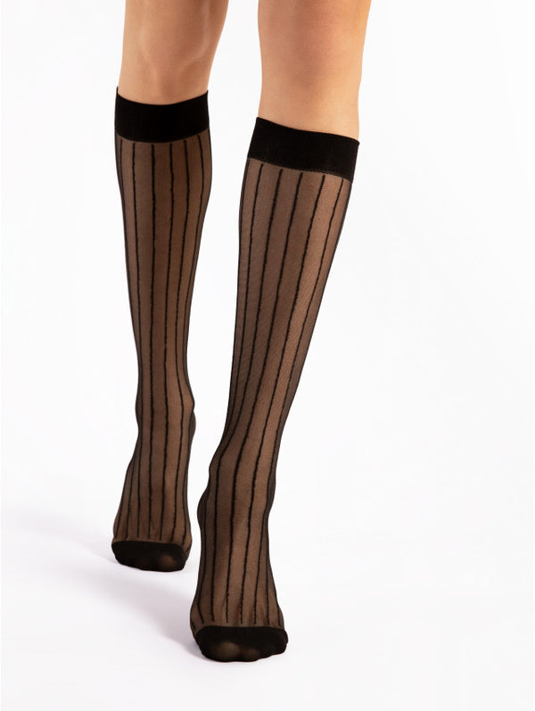Linea Sheer Knee-High Socks