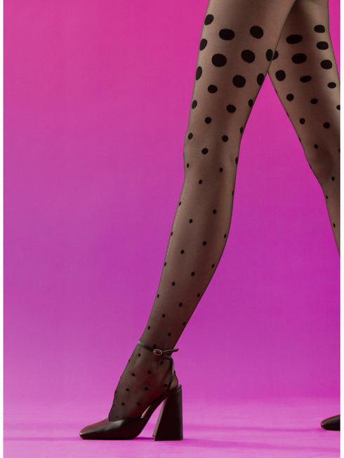 Natalie Sheer Patterned Tights