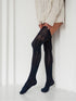 Danielle Open-Knit Over-The-Knee Cotton Socks-Shop Leg Appeal