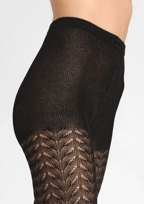Jacquard Herringbone Bamboo Eco-Tights