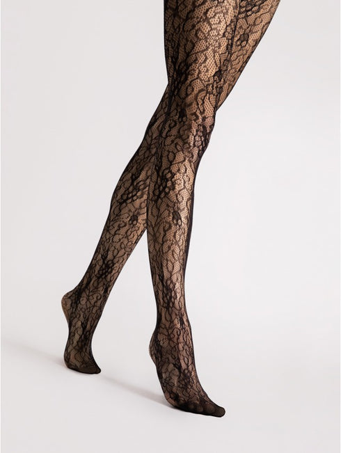Valeria Floral Lace Tights