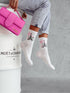 Bonjour Paris Cotton Crew Socks