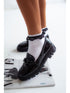 Loli Cotton Lace Trim Ankle Socks