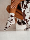Cow Spots Cotton Ankle Socks