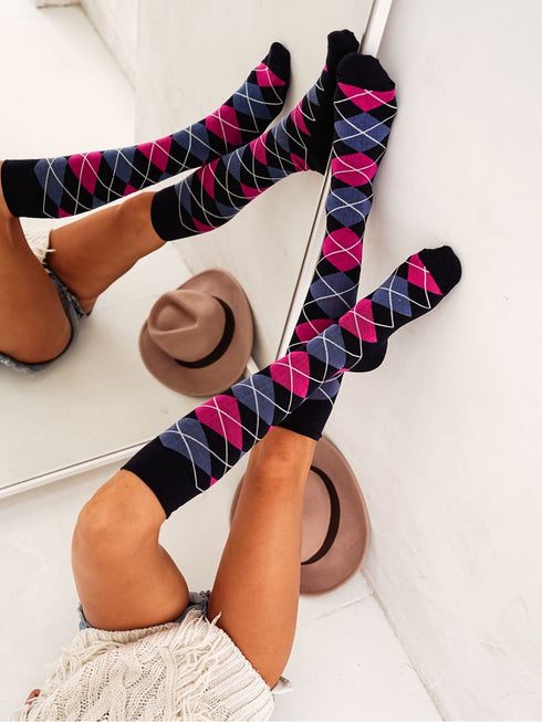 Patterned Knee-High Socks-Shop Leg Appeal