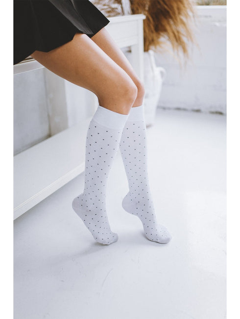 Small Dots Pattern Knee-High Socks