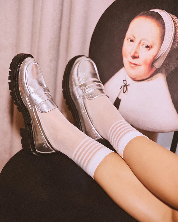 Yoko Sheer Stripe Socks