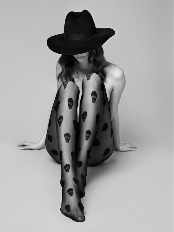 Agent Skully Sheer Tights-Shop Leg Appeal