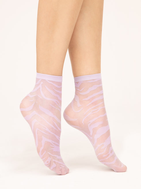 Step It Up Animal Print Patterned Socks
