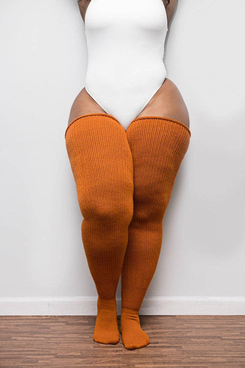 Juicy Plus-Size Thigh Socks-Shop Leg Appeal