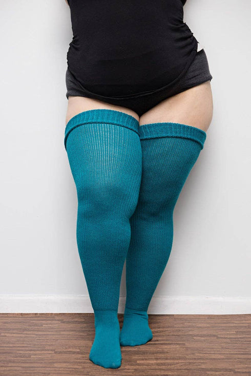 Juicy Plus-Size Thigh Socks-Shop Leg Appeal