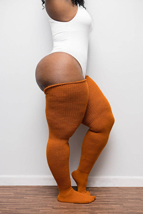 Juicy Plus-Size Thigh Socks-Shop Leg Appeal
