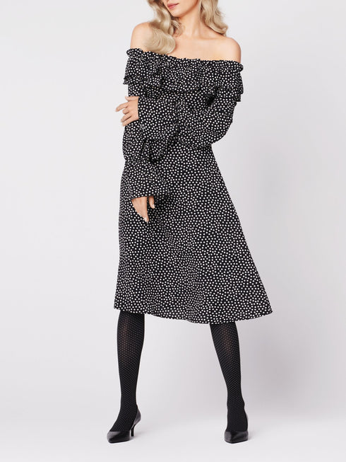 Buona Sera Opaque Patterned Tights-Shop Leg Appeal