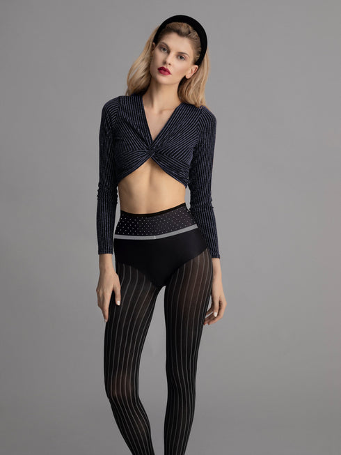 Metropolitan Patterned Tights-Shop Leg Appeal